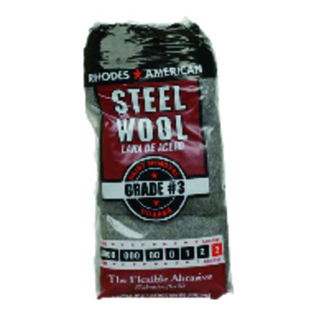 HOMAX Rhodes American 3 Grade Coarse Steel Wool Pad , 12PK 10121113